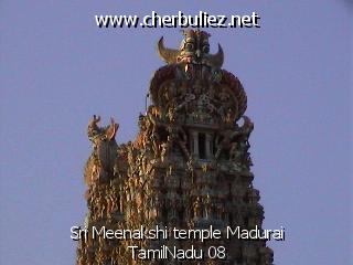 légende: Sri Meenakshi temple Madurai TamilNadu 08
qualityCode=raw
sizeCode=half

Données de l'image originale:
Taille originale: 105439 bytes
Heure de prise de vue: 2002:03:03 14:23:44
Largeur: 640
Hauteur: 480
